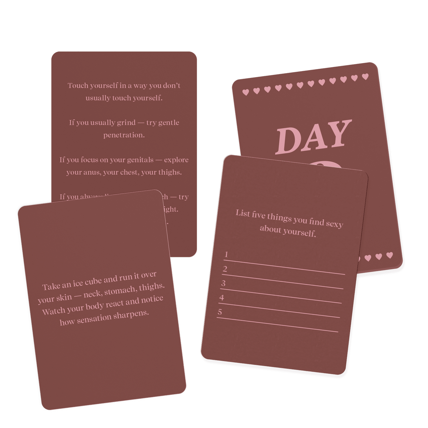 ONE MONTH PLEASURE PRACTICE: KORTSPIL TIL PAR OG SOLO