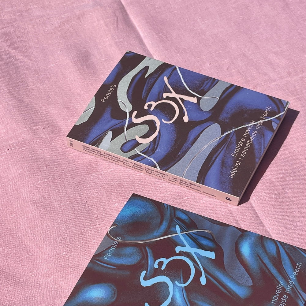 billede af s3x novellesamlinger fra Peech på lyserød baggrund