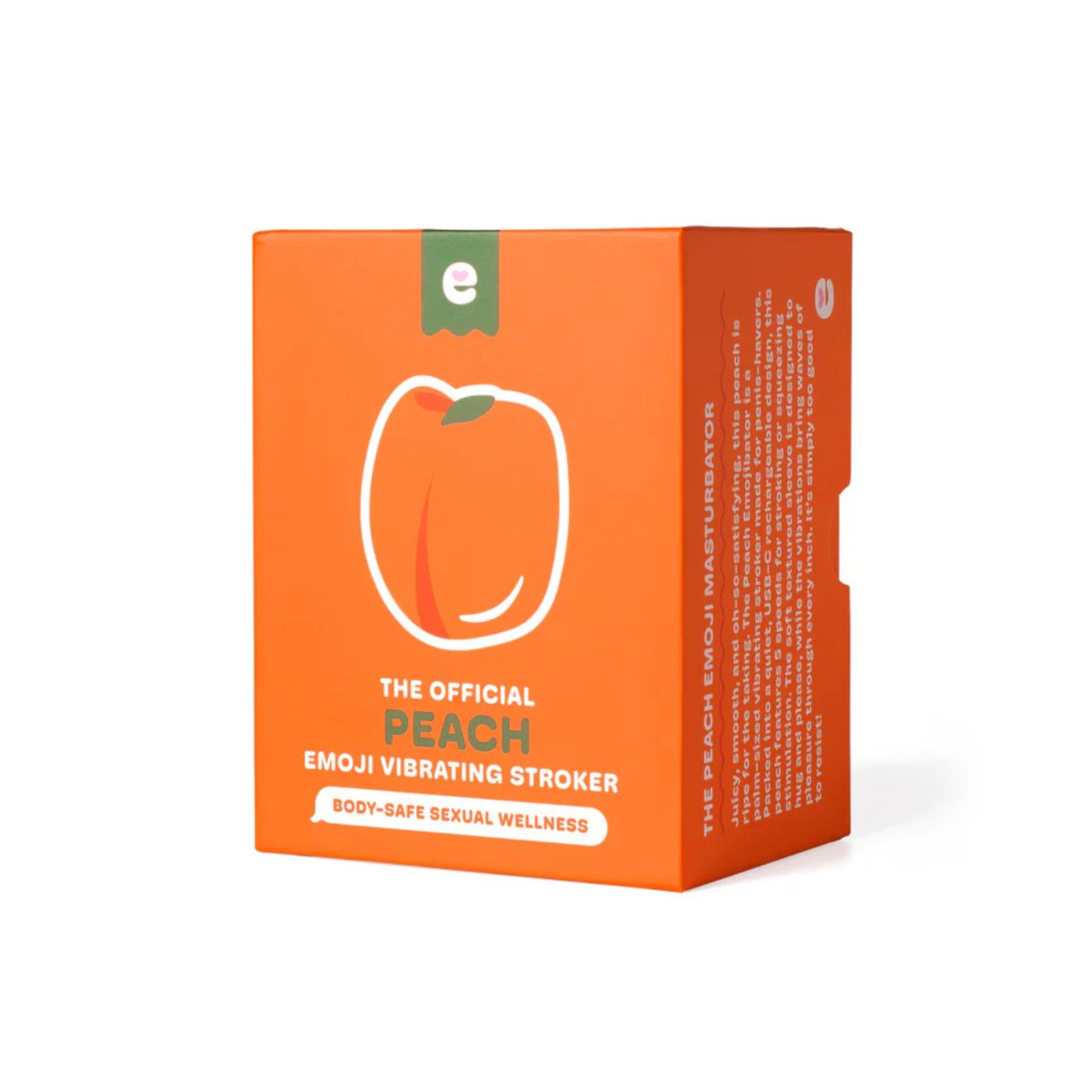 Peach vibrerende penissleeve fra Emojibator