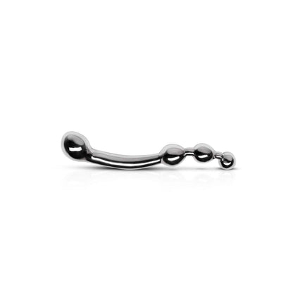 kurvet metaldildo til vulva fra peech liggende